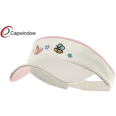 查看 (16028) White Pink Kid's Embroidered Visor 详情