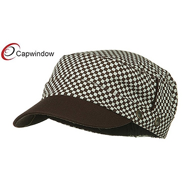 查看 (13020) Brown Checker Crown Military Cap 详情